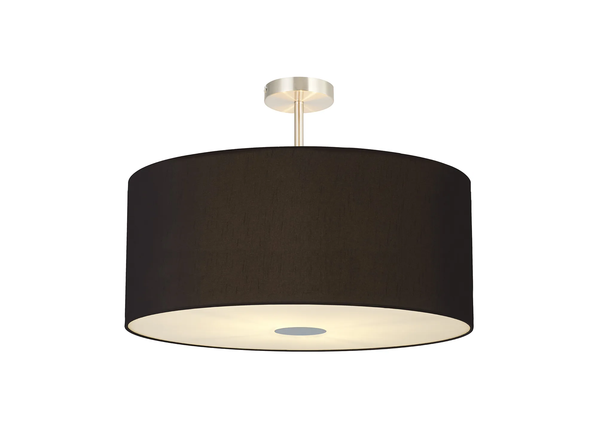 Baymont SN BL/GR Ceiling Lights Deco Semi Flush Fittings